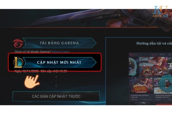 Cách cập nhật game qua Garena chính xác